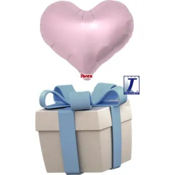 Balónek Létající balónek srdce růžové metalické 35 cm - TAKARA KOSAN box_1_t211502