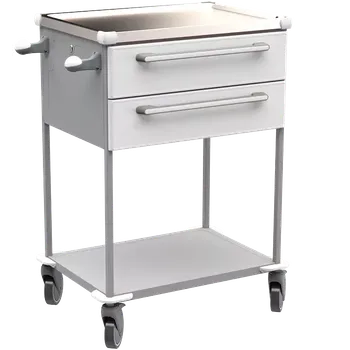 ASSIST 192 vozík zdravotnický, plast ABS, bílá