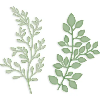 Kancelářská technika DP Craft Výřezová šablona lístky 2ks