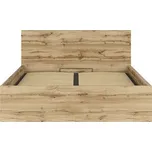 TETRIX postel LOZ/160/B, dub wotan