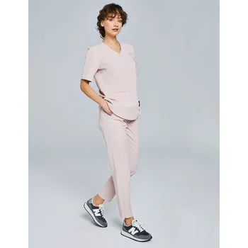 Zdravotnický oděv Dámské kalhoty Basic - DUSTY ROSE 0