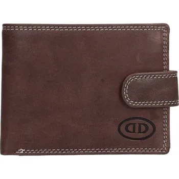 Peněženka Pánská kožená peněženka DD Anekta Petr - hnědá