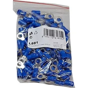 Kabelové oko Oko kabelové 5,3mm modré (RVS 2-5), balení 100ks