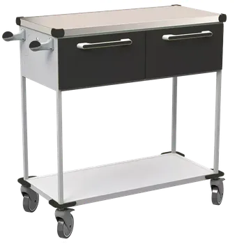 ASSIST 402 vozík zdravotnický, plast ABS, černá