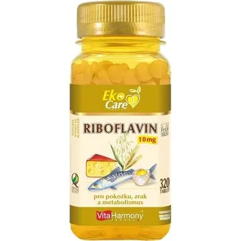 Přírodní produkt VitaHarmony Riboflavin (Vitamin B2) 10 mg 320 tablet