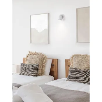 Nástěnné svítidlo NOVALUCE Bodové svítidlo ORSON bílý kov GU10 1x10W 230V IP44 bez žárovky - NOVA LUCE