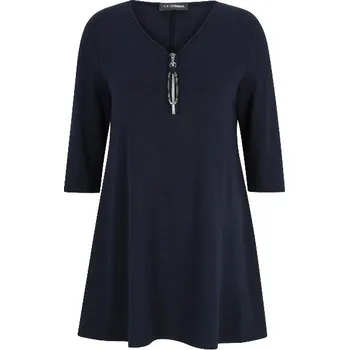 Dámská halenka Luxusní tunika s ozdobným doplňkem - v nadměrné velikosti 4101 436270