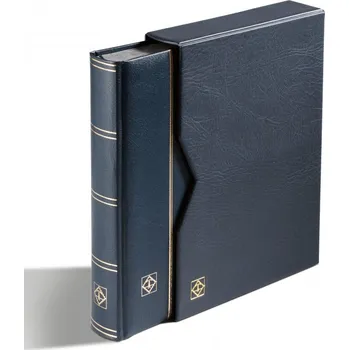 Obal pro sběratelský předmět LEUCHTTURM Album na známky PREMIUM, A4, 64 černých stran, s kazetou Barva: Zelená