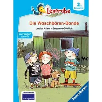První čtění Die Waschbären-Bande - lesen lernen mit dem Leseraben - Erstlesebuch - Kinderbuch ab 7 Jahren - lesen üben 2. Klasse (Leserabe 2 - Allert, Judith