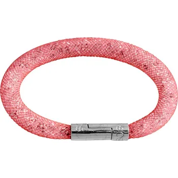 Náramek Náramek Crystal Tube 19 cm červená