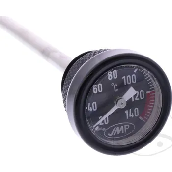 Olejový teploměr černý na moto Honda (VTX 1300 S) (Závit 24x3, délka měrky 125 mm)