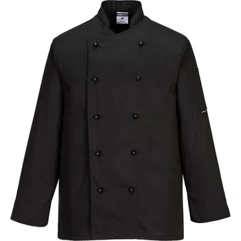 Gastro oděv Kuchařský rondon PORTWEST Somerset - černý XL P-C834-B-XL