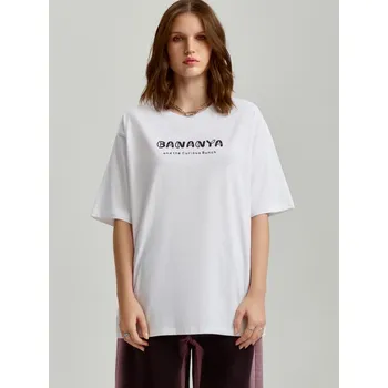 Tričko s potiskem - M - House - bílý - 235EA-00X