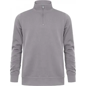 Pánská mikina Promodoro Mikina Troyer v unisex střihu s boční kapsou a elastickými manžetami Barva: šedá světlá, Velikost: XS E5052