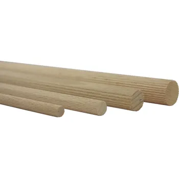 Frézka Tyčovina pro kolíky, rýhovaná, o16, délka 1000, buk ( 1 ks )