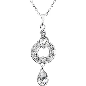 Náhrdelník Náhrdelník Kolečko a hrušky Crystal SWAROVSKI
