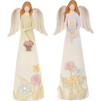 Vánoční dekorace Dekorační anděl s košíčkem