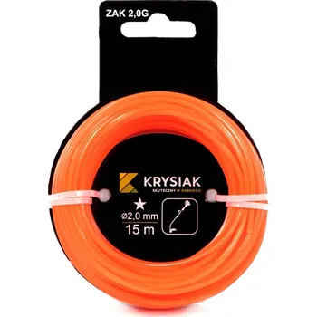 KRYSIAK žací struna 2 mm 15m - hvězdice