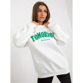 Dámská mikina Sweatshirt-EM-BL-617-7.27-ecru My Red Lips šedá 3213003