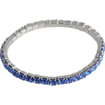 Náramek Náramek natahovací s šatony Sapphire SWAROVSKI