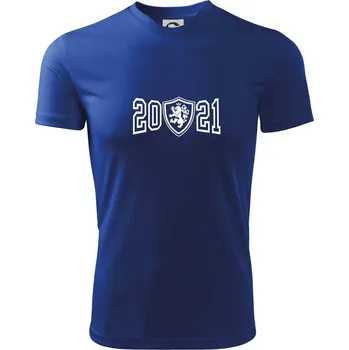 Chlapecké tričko Narozeninový motiv - znak - 2021 - Dětské triko sportovní (dresovina) - 122 cm/6 let ( Královská modrá )