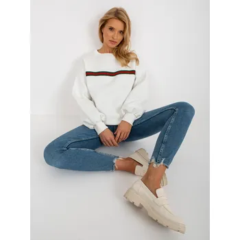Dámská mikina Sweatshirt-EM-BL-760.01-ecru ex moda šedá 3216649