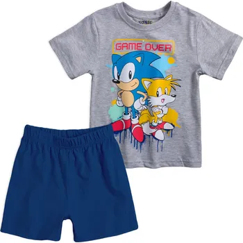 Chlapecké pyžamo Chlapecké pyžamo SONIC GAME OVER šedé Velikost: 128