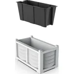 BAMA Vyvýšený záhon ARREDO, bílá