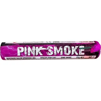 Zábavní pyrotechnika Dýmovnice PINK SMOKE 1ks