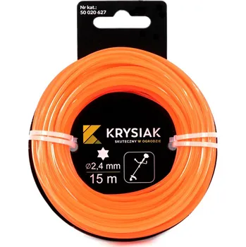 KRYSIAK žací struna 2,4 mm 15m - hvězdice