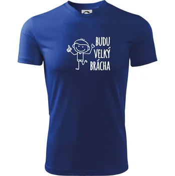 Budu velký brácha - Dětské triko sportovní (dresovina) - 146 cm/10 let ( Královská modrá )