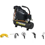 PROTECO kompresor 1,1 kW / 6l olejový + sada pneumatického nářadí 5-dílná