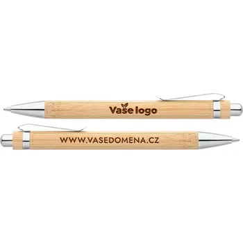 Dřevia Bambusové kuličkové pero s LOGEM