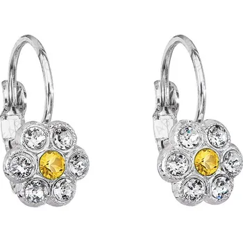 Náušnice Náušnice Kvítek Lt. Topaz SWAROVSKI
