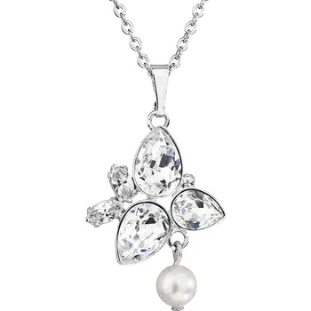 Náhrdelník Náhrdelník Hrušky s perlou White pearl SWAROVSKI