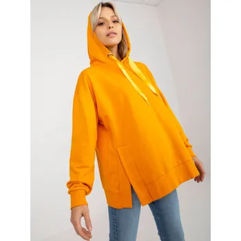 Dámská mikina Sweatshirt-EM-BL-402.15P-dark yellow ex moda oranžová 3222497