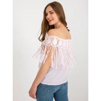 Dámská halenka Blouse-AT-BZ-1801.87-light pink Factory Price šedá 3211477