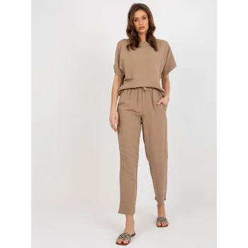 Set-WN-KMPL-VE41/42.68P-dark beige RUE PARIS hnědá 3211469