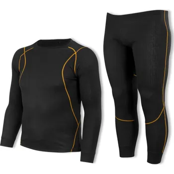 Set pánského termoprádla BENNON ARTEMIOS BLACK P73001 / ľahké funkčné termoprádlo / set Velikost: XXXL