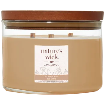 Svíčka WoodWick Nature's Wick Goldenhay 433 g
