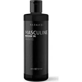 Masážní přípravek Farmasi MASCULINE masážní olej 225 ml (Vyživuje a zklidňuje pokožku)