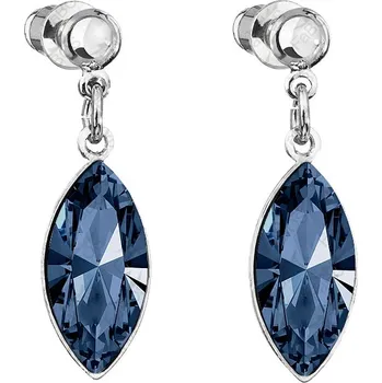 Náušnice Náušnice Naveta 1,5 cm Denim Blue SWAROVSKI