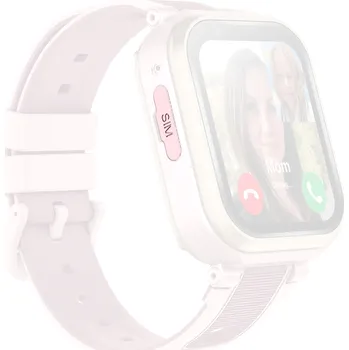 Náhradní díl pro mobilní telefon Náhradní kryt na SIM kartu pro CARNEO GuardKid+ 4G ULTRA růžový