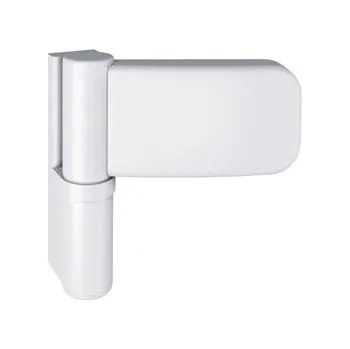 Dveřní kování Závěs pro vchodové dveře SIKU 3D K4145, výška 100 mm, hliník bílý RAL 9016