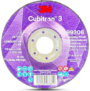 Dílna 3M Brusno-řezný kotouč 115 x 4,2 mm CUBITRON III - keramický