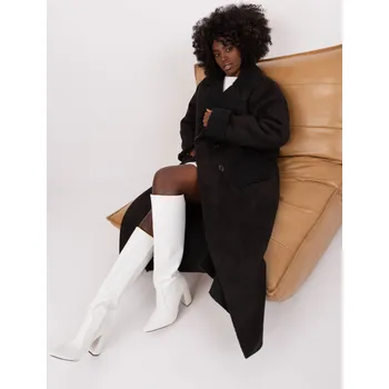 Dámský kabát Coat-LK-PL-509460.00P-black LAKERTA černá 3207282