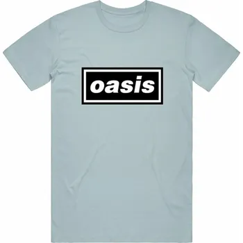 Pánské tričko Oasis Tričko Decca Logo Unisex Light Blue L