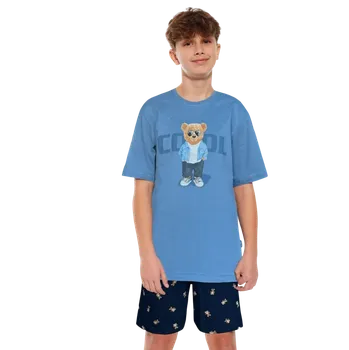 Chlapecké pyžamo Chlapecké krátké pyžamo Cornette 789/119 Cool 134/140 Modrá