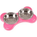 Karlie-Flamingo Miska nerez KOST 2x1500ml/49x30x10/růžová