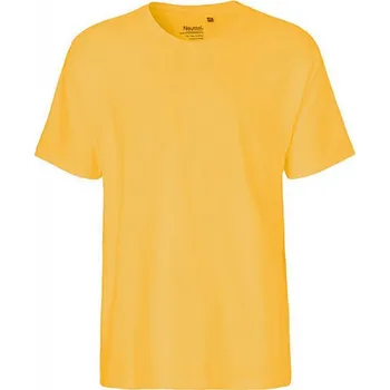 Pánské tričko Rovné pánské triko Neutral z česané organické bavlny 185 g/m Barva: Žlutá, Velikost: S NE60001